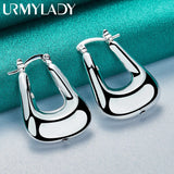 925 Silver Battleax Earrings Women Wedding Charm Jewelry