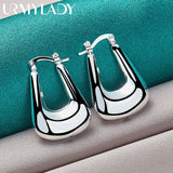 925 Silver Battleax Earrings Women Wedding Charm Jewelry