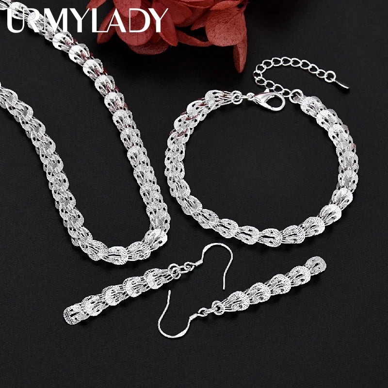 925 Silver Love Jewelry Set for Women Wedding Gift