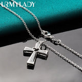 925 Silver Cross Love Necklace For Women Wedding Gift