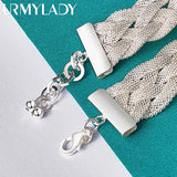 925 Silver Cross Chain Bracelet Wedding Jewelry