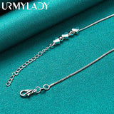 925 Sterling Silver Love Heart Bracelet For Women Wedding Gift