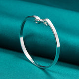 925 Silver Love Heart Jewelry Set for Women Wedding Party Charm Gift