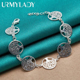 925 Silver Tree of Life Bracelet for Women