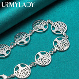 925 Silver Tree of Life Bracelet for Women