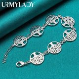 925 Silver Tree of Life Bracelet for Women