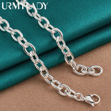 925 Silver Round Pendant Necklace for Women