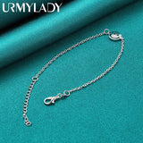 925 Silver Smiling Face Bracelet Women Wedding Charm Jewelry
