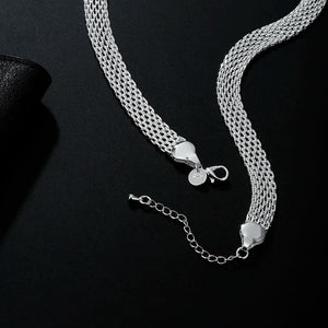 925 Sterling Silver 3mm Rope Chain Necklace 16-30 Inch