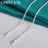925 Silver 3mm Snake Chain Necklace For Man Women
