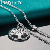 Tree of Life Pendant Necklace in 925 Silver
