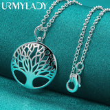 Tree of Life Pendant Necklace in 925 Silver