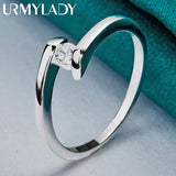 925 Silver Wheel of Fortune Zircon Ring For Women