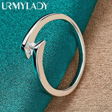 925 Silver Wheel of Fortune Zircon Ring For Women