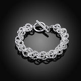 925 Sterling Silver Chain Bracelet for Women