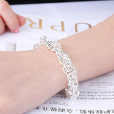 925 Sterling Silver Chain Bracelet for Women