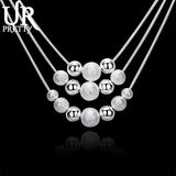 925 Sterling Silver 18 Inch Snake Chain Necklace Wedding Charm Jewelry