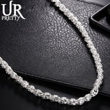 925 Silver 5MM Dragon Head Chain Necklace 20/24 Inch