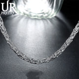 925 Silver 20 Inch 5mm Faucet Chain Necklace Wedding Engagement Party