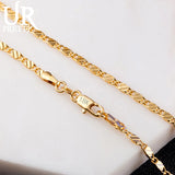 925 Silver 2MM 16-30 Inch Chain Necklace Gift
