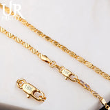 925 Silver 2MM 16-30 Inch Chain Necklace Gift