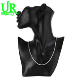 925 Silver 2mm Twist Rope Chain Necklaces for Men/Women Jewelry Gift