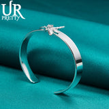 925 Silver Dragonfly Bangle Bracelet - Women's Party Charm Jewelry