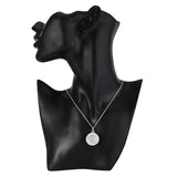 925 Silver Hollow Round Necklace 16-30 Inch Chain Wedding Jewelry