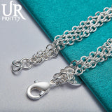 925 Sterling Silver Rose Flower Chain Bracelet Wedding Engagement Charm Jewelry