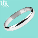 925 Silver Solid Bracelet Bangles For Men Women Charm Party Jewelry