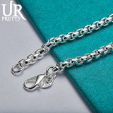 925 Sterling Silver Chain Bracelet Wedding Party Engagement Jewelry