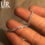 925 Sterling Silver 1.5mm Bracelet For Women - Water Jewelry Gift