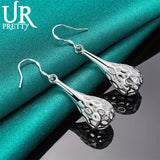 925 Silver Water Drop Earring Wedding Jewelry Gift