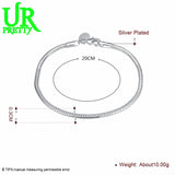 Arrival 925 Sterling Silver Snake Chain Bracelet 3mm Wedding Party Gift