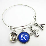 Kansas City Baseball Team Dangle Charms for DIY Jewelry