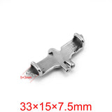Stainless Steel Eagle Slide Charms for Bracelet Making DIY Costume Jewellery