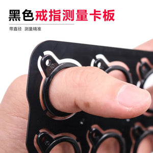 US Ring Card Measuring Finger Size - American Standard Tape Diameter