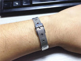 5% off Punk Men Jewelry Stainless Steel Adjustable Bracelet