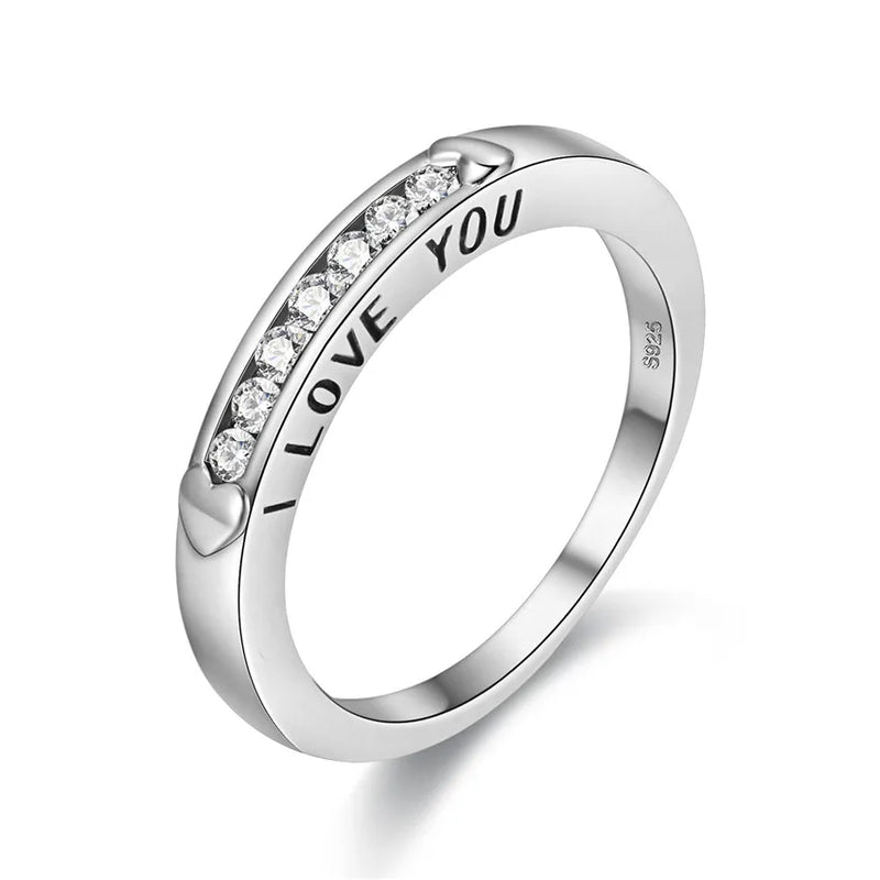 Silver Paired Wedding Rings for Men and Women