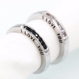 Silver Paired Wedding Rings for Men and Women