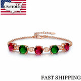 US Crystal Bracelet for Women Wedding Gift BR007
