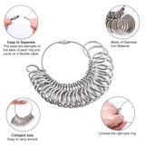 US Ring Sizer Tool Set Aluminum Ring Mandrel With Finger Gauges