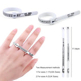 US Ring Sizer Tool Set Aluminum Ring Mandrel With Finger Gauges