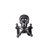 US Dark Skull Ear Clip Retro Gothic Punk Hip-Hop Halloween Earrings