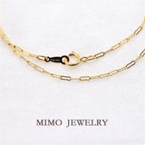 14K Filled Cloud Chain Necklace, Bath Wear