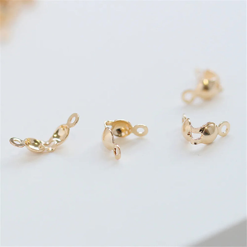 14K Filled Double Ear Side Buckle DIY Accessories