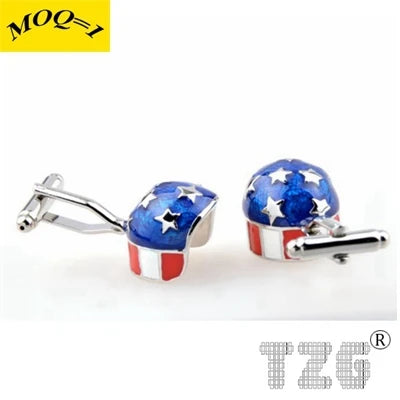 Cap Hat Cufflink 1 Pair Promotion