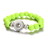 Sports Snap Button Bangle Bracelet Charm Jewelry for Men Women