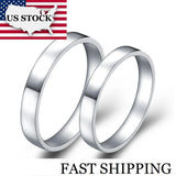 Silver Female Couple Wedding Rings Set J019