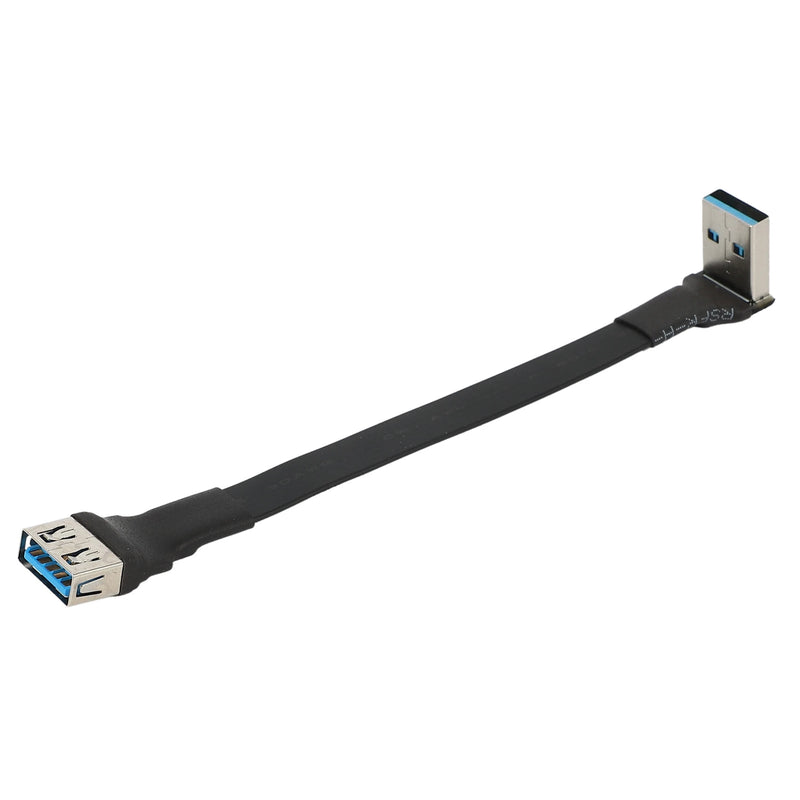 USB 3.0 Flat Extension Cable 10cm Right Angle
